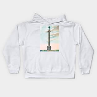 obelisk with statue Kids Hoodie